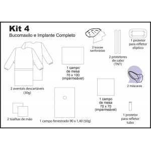 Kit 4 - Bucomaxilo e Implante completo