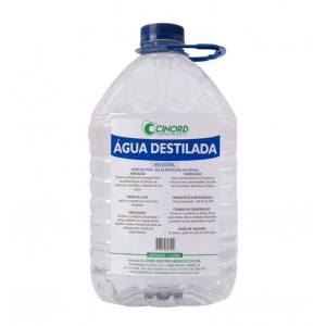 Água destilada Galão 5 litros - Cinord