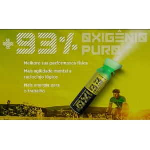 OXI93 oxigênio suplementar enlatado puro - Spray 500ml - Biocare