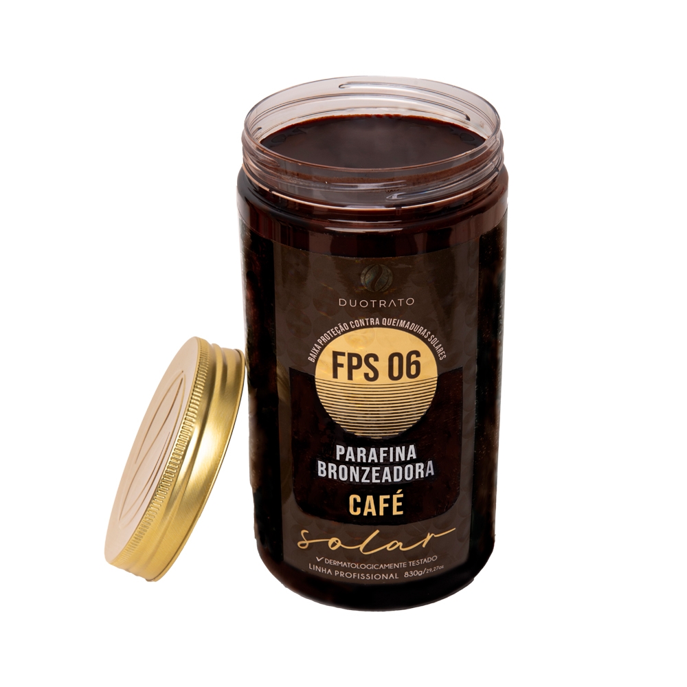 Parafina Bronzeadora FPS 06 - Café - 830g