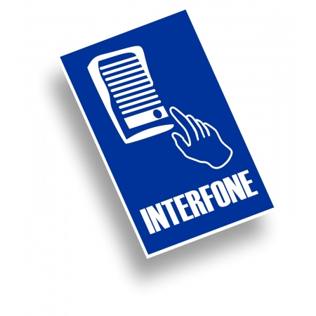 Placa Interfone Pequena 15x10cm - Várias Cores
