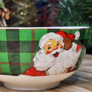 Bowl Natalino em Cerâmica 14x6,5 cm - Natal