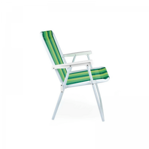 Cadeira Alta em Aço Verde Mor 70x50x53cm