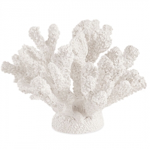 Escultura Decorativa Coral em Poliresina 22x14cm - Mart