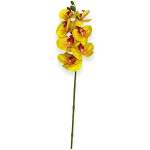 Haste de Flor Permanente Orquídea Amarela Vencedor 76cm 