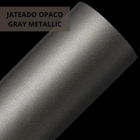 Adesivo Decorativo  Lavável - Jateado Gray Metallic - 1,38 de largura