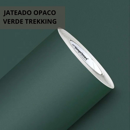 Adesivo Decorativo  Lavável - Jateado Opaco Verde Trekking - 1,40 de largura