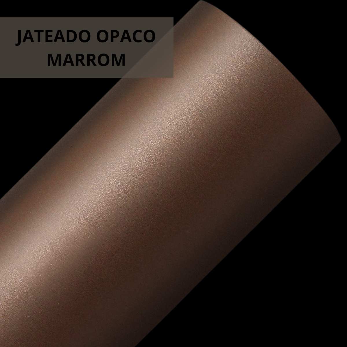 Adesivo Decorativo  Lavável - Jateado Opaco Marrom  - 1,38 de largura