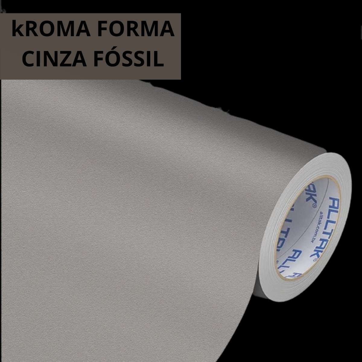 Adesivo Decorativo  Lavável - Kroma Forma Cinza Fóssil