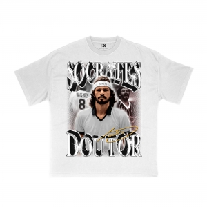 Camiseta Doutor Sócrates - Branca