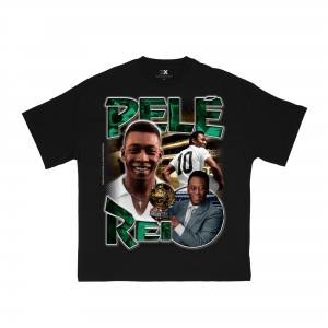 Camiseta Rei Pelé - Preta