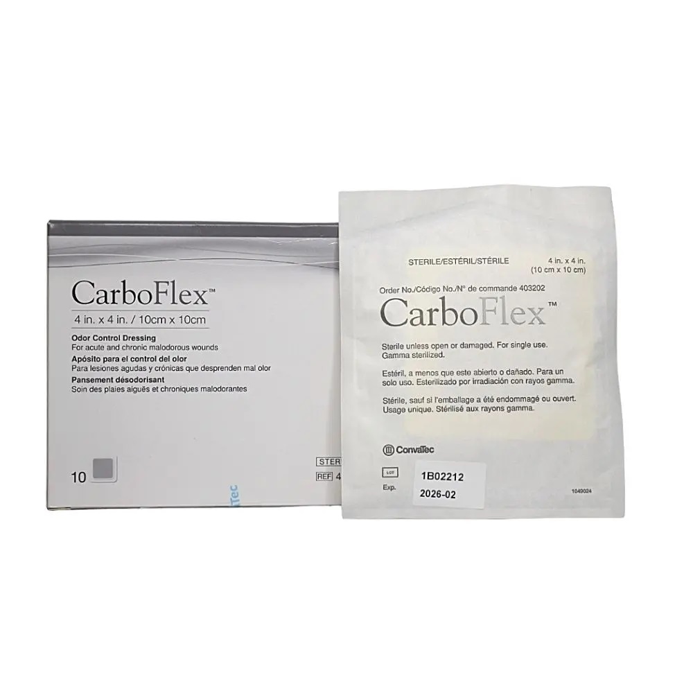 Carboflex Curativo Para Controle de Odor 10cm x 10cm - Convatec (403202) - Foto 2