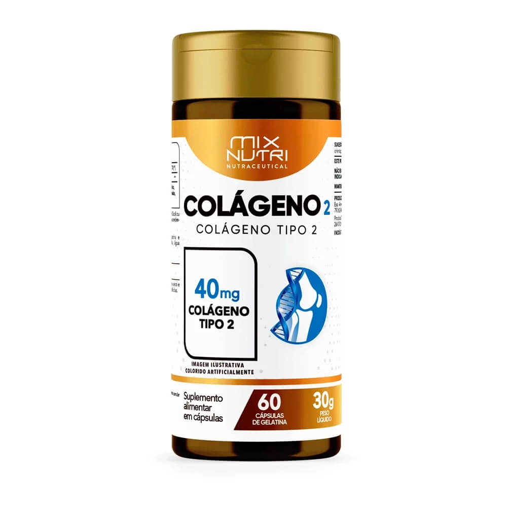 Colágeno Tipo ll 60 Cápsulas - Mix Nutri - Foto 0