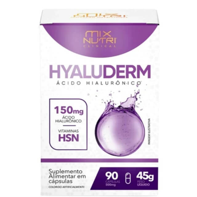 Hyaluderm Ácido Hialurônico 45g - Mix Nutri - Foto 0