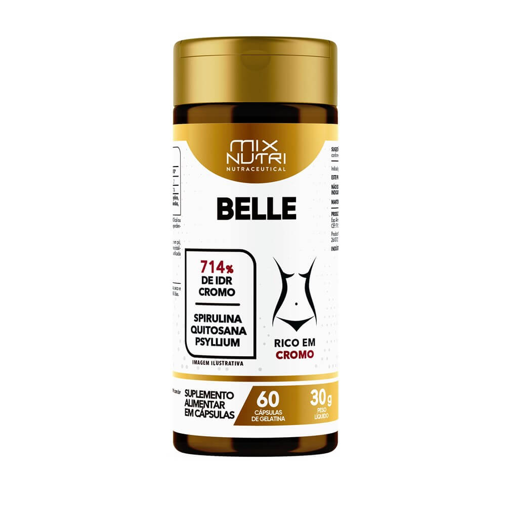 Suplemento Belle 60 Cápsulas - Mix Nutri - Foto 0