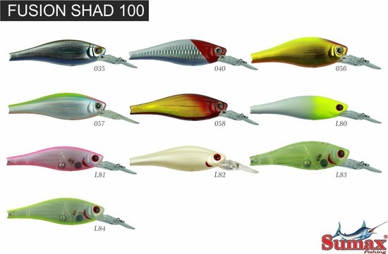 Isca Sumax Fusion Shad 100 - 10cm 23gr - Pitstop do Pescador