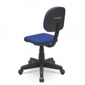 Cadeira Secretária Giratória Azul