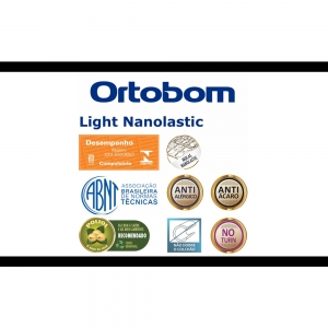 COLCHAO LIGHT NANOLASTIC 17 CZ BR 088X188X025 ORTOBOM