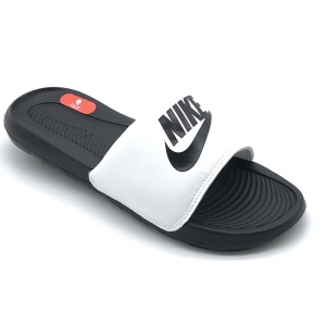 Sandalia Nike Victori Slide Branco/Preto
