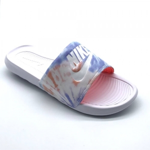 Sandalia Nike Victori Slid Print Branco/Brilhante
