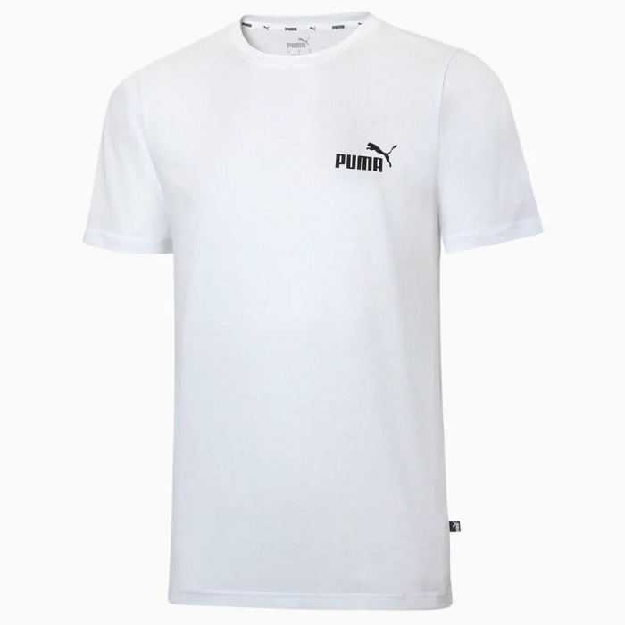 Camiseta Puma Essentials Small Logo - Branco