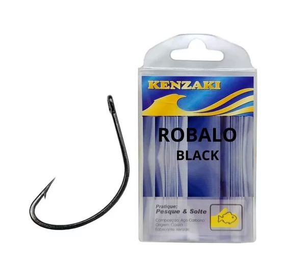 ANZOL KENZAKI ROBALO BLACK Nº3/0 C/ 5UN
