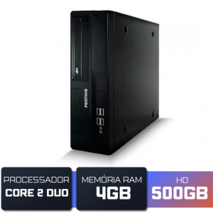 Computador Positivo Core 2 Duo 4GB HD 500GB