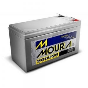 Bateria Estacionária Moura VRLA ( AGM ) 12V-9Ah ? 12MVA-9. Com Troca - Foto 0