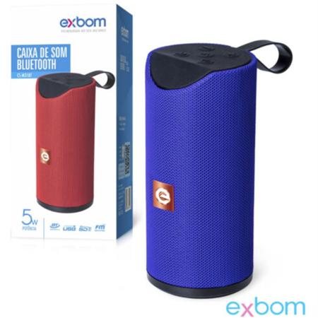 Caixa De Som Bluetooth FM, USB, SD, 5W, Atende Chamadas, Exbom CS-M31BT - Foto 2