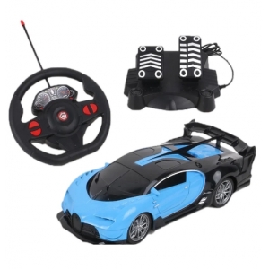Carrinho de Controle Remoto Racing Control Spark Azul e Preto - Multikids BR1339