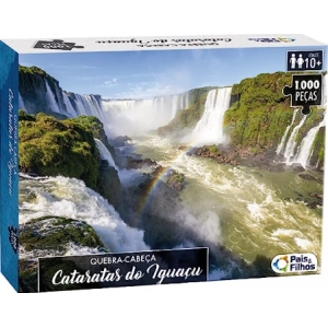Quebra Cabeça 1000 Peças Cataratas Do Iguaçu Difícil Adultos
