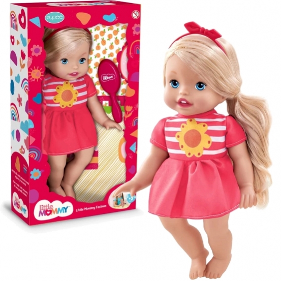 Boneca Little Mommy Fashion Loira Com Acessórios Mattel - Pupee