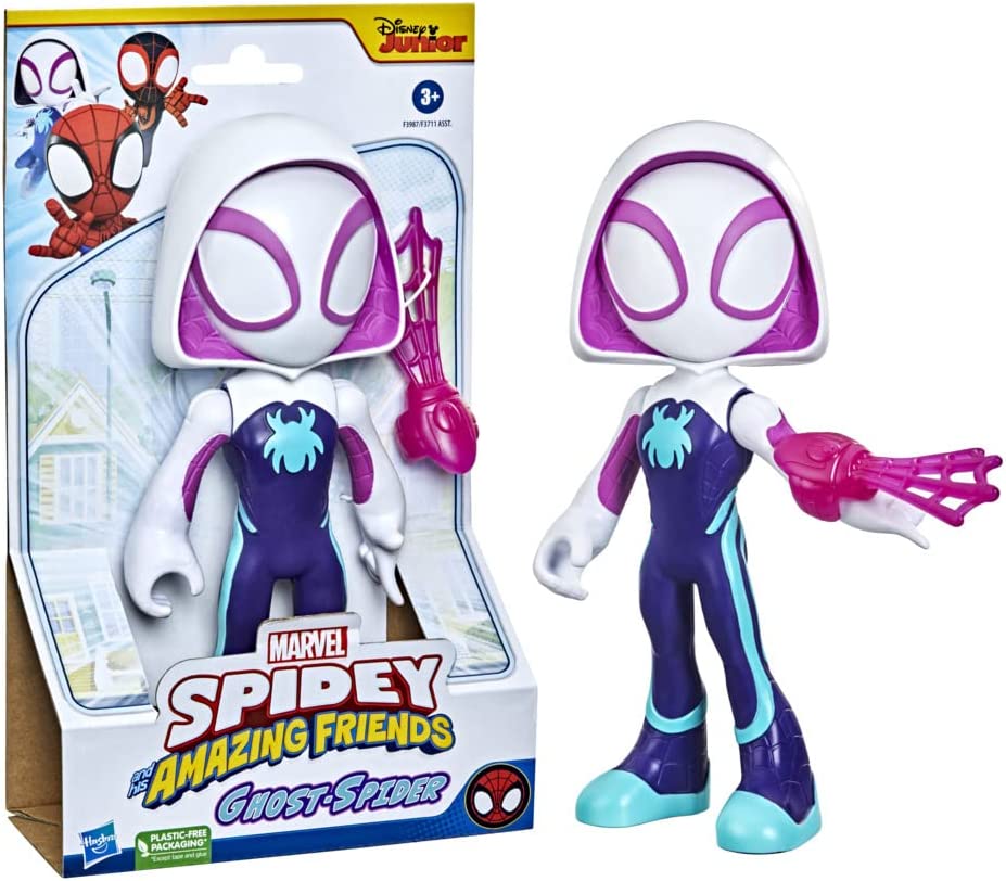 Boneco Ghost Spider Amazing Friends Articulada F3987 Hasbro