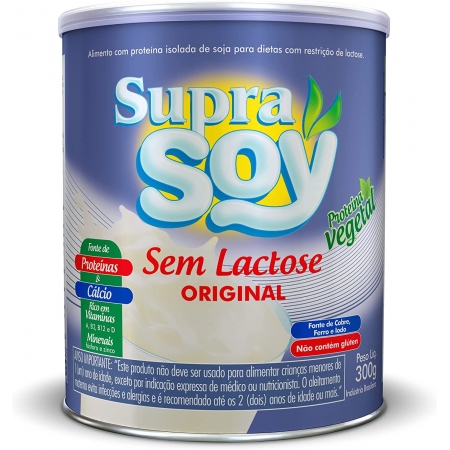Alimento em Pó Supra Soy Sem Lactose Original 300g