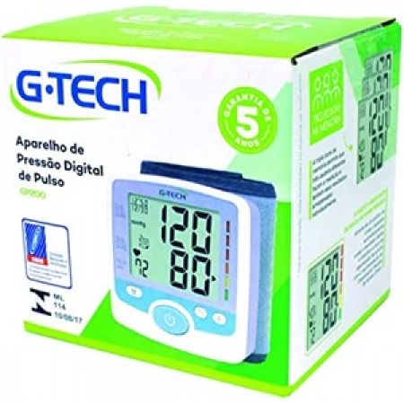 Aparelho medidor de pressão arterial digital de pulso G-Tech GP200