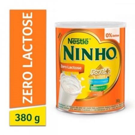 Composto Lácteo Ninho Forti+ Zero Lactose 380g