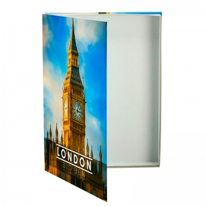 Caixa Livro de Papel Rígido London Big Ben 36x27x5cm 61213 - Wolff