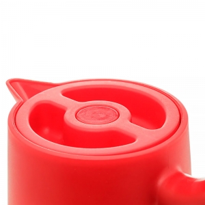 Garrafa Térmica de Plástico com Cabo de Madeira Nórdica Vermelho 1L 28855 - Wolff