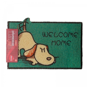 Tapete para Portas Estampado Pet Antiderrapante de PVC Welcome Home Dog CK4823 M4 - Clink