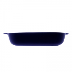 Travessa de Porcelana Nórdica Azul Escuro Matt 23x13x4cm 28621 - Wolff