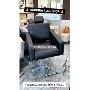 Cadeira Hidráulica Florença - Fixa ou Reclinável