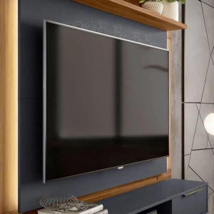 Painel Suspenso Notável Móveis NT1280 para Tvs até 58' com LED (FREIJO TREND/GRIZ)