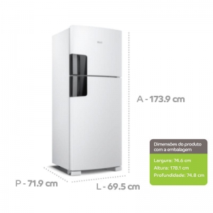 Refrigerador Consul Frost Free CRM50HB 410 Litros 2 Portas Branca 127v