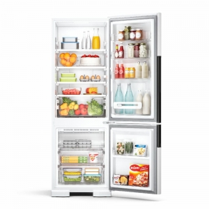 Refrigerador Consul Frost Free Duplex CRE44AB 397L com Freezer embaixo Branca 127v