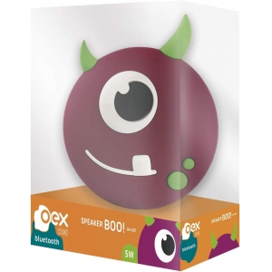 Caixa de Som OEX Bluetooth 5W RMS PC Celular Roxo Boo! SK301 Verde