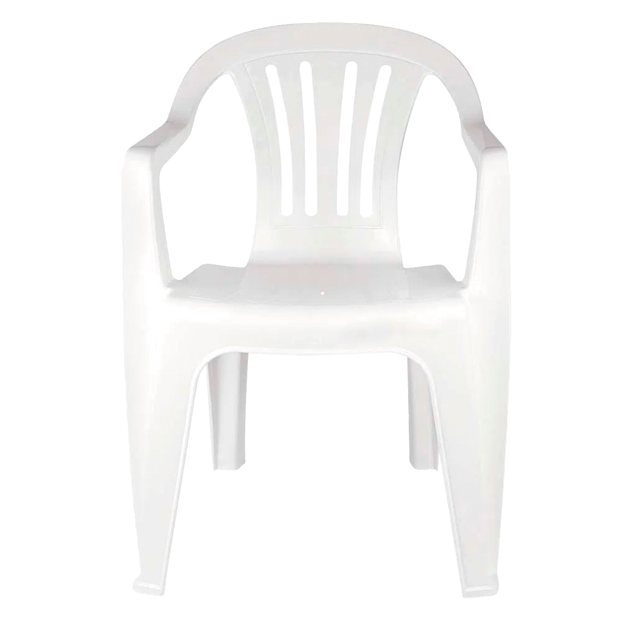 Cadeira Tipo Poltrona em Plástico Bela Vista Branca MOR - Foto 2