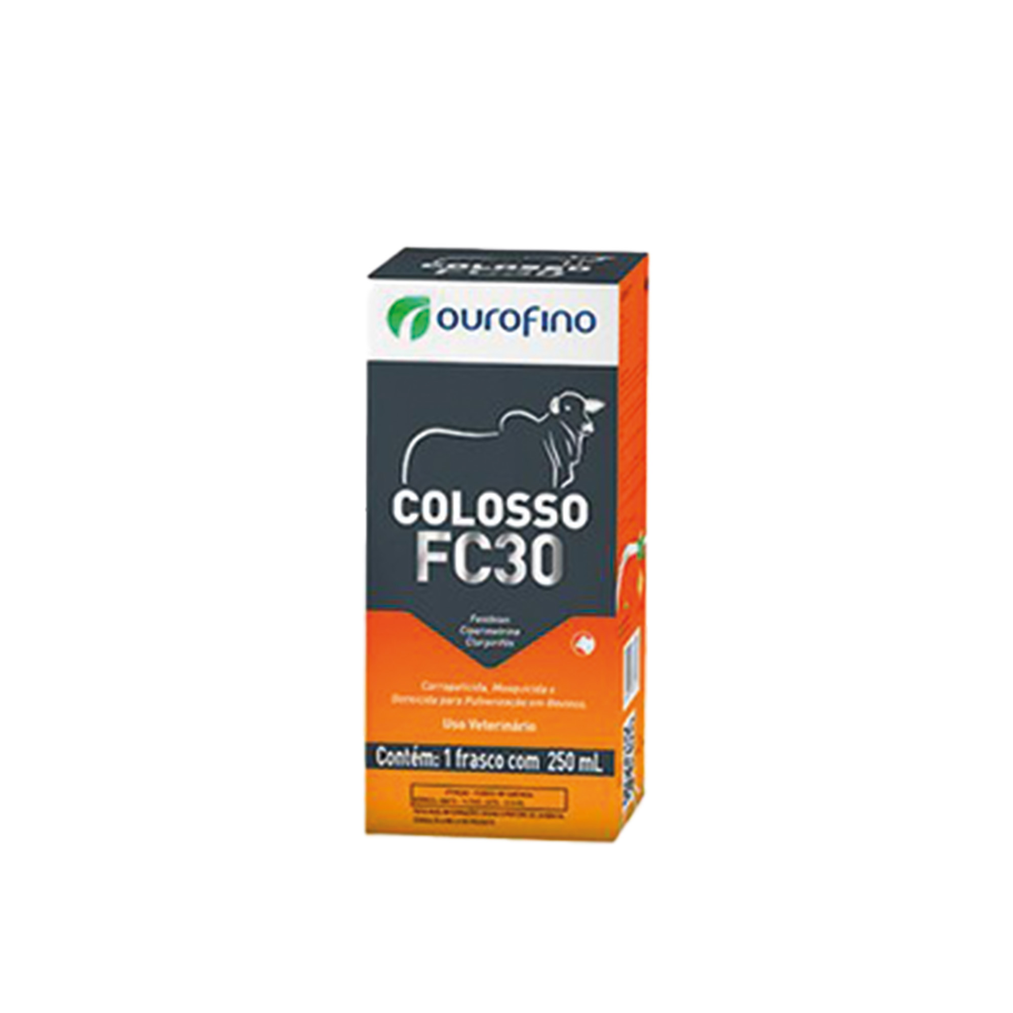 Colosso FC 30 250 ml - Antiparasitário pulverização - Clorpirifós + Cipermetrina + Fenthion - Ouro Fino - Foto 0