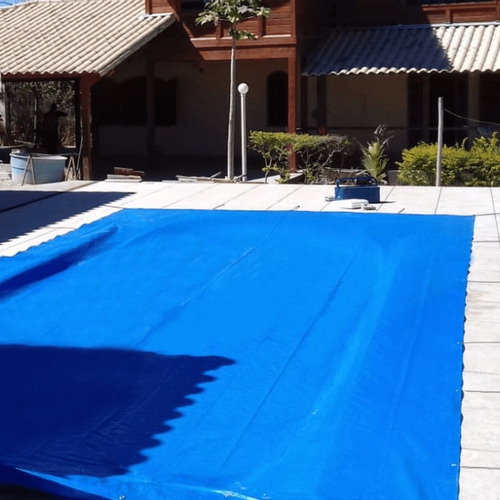 Lona Leve 4x4 Azul Reforçada Impermeável Multiuso (Para Piscina, Camping, carretos e demais) - Foto 1