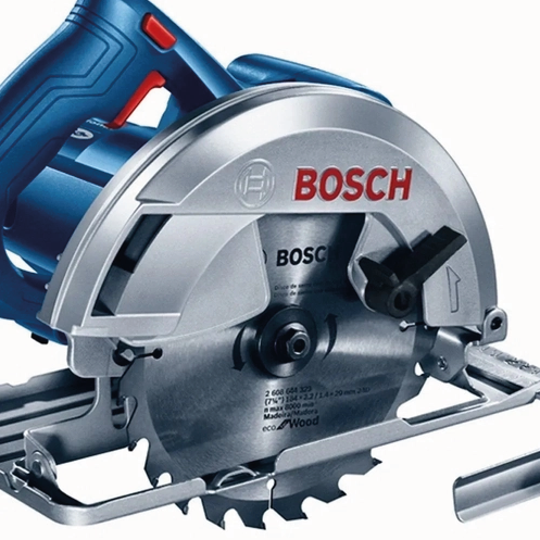 Serra Circular Bosch GKS 1500W, sem disco - BOSCH - Foto 1