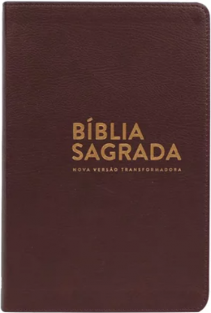 Bíblia NVT Luxo - marrom